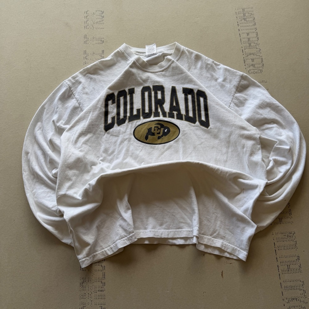 Vintage 90's Colorado Buffaloes Long Sleeve Shirt - Picture 2 of 5